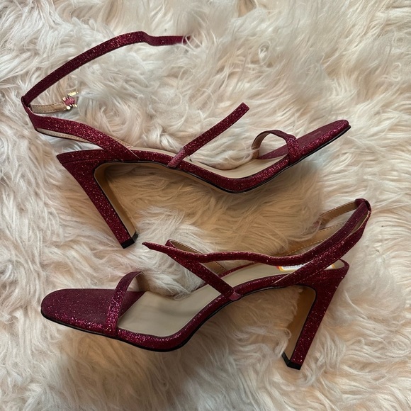 Mix No. 6 Fuchsia Aliciana Glitter Pump size 8 - Picture 3 of 7